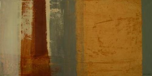 Greyblue and Ochre Diptych II