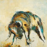 animal art, lodge art, bull, farm, cow