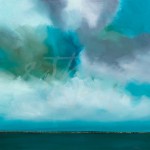 transitional landscape, seascape, blue, aqua, liz jardine