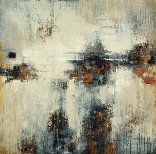 abstract, contemporary, metallic, silver, bronze, seattle art, liz jardine