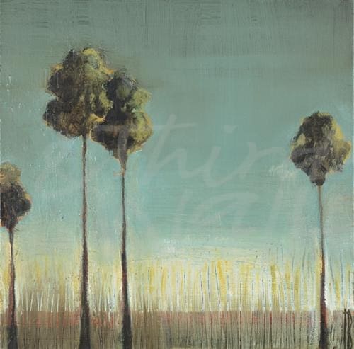 santa monica, palm trees, seattle art