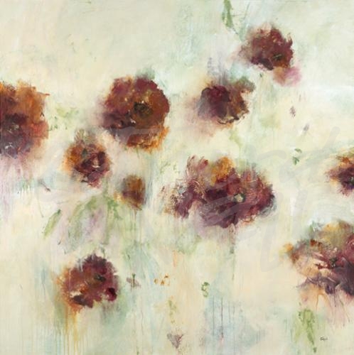 floral flowers seattle art lisa ridgers transitional