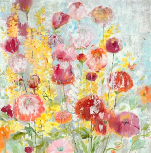 transitional floral flowers spring summer brights seattle art