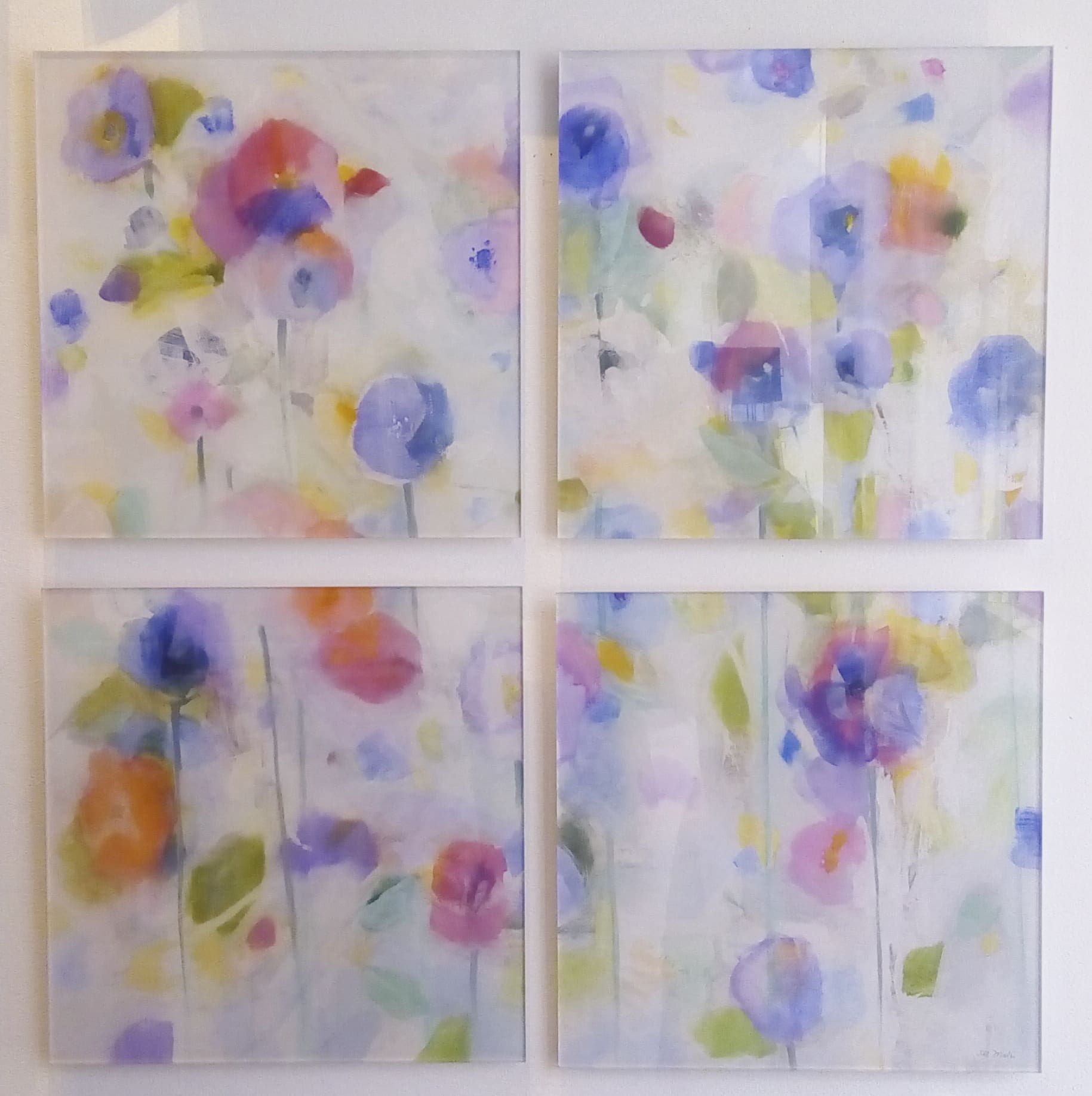 "Climbers" by Jill Martin under plexi